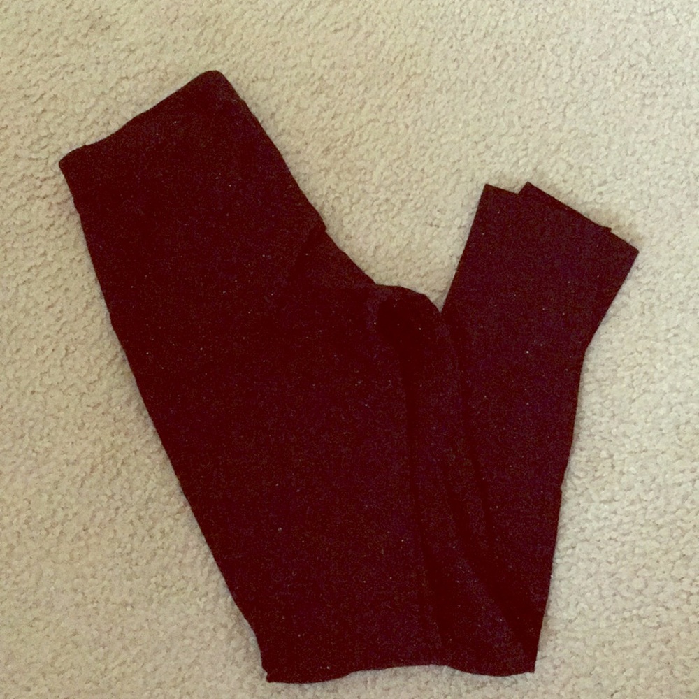 Black leggings with white speckles